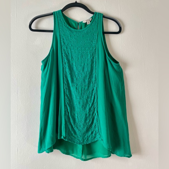 Lucky Brand Tops - Lucky Brand Tank Top-Green-Size S